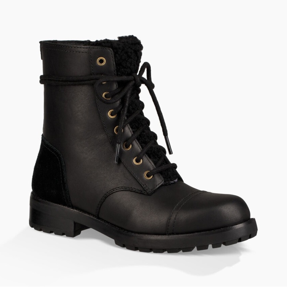 NEW UGG KILMER EXPOSED FUR BOOTS